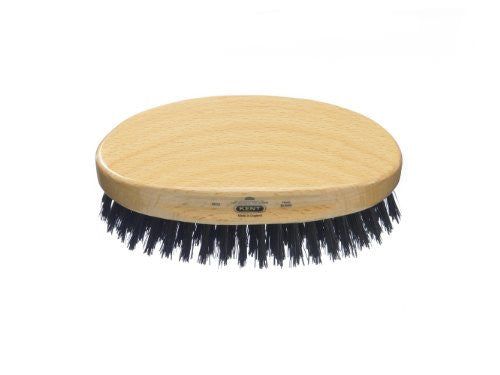 Kent Oval Beachwood with Pure Black Bristle, MG2