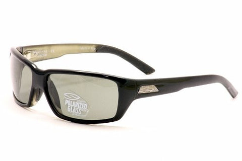Backdrop Black with Polarized Gray Green Lens
