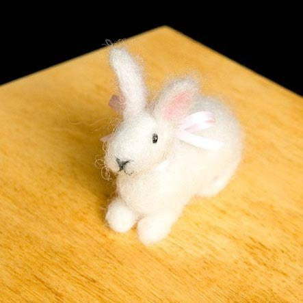 Bunny Wool Needle Felting Craft Kit