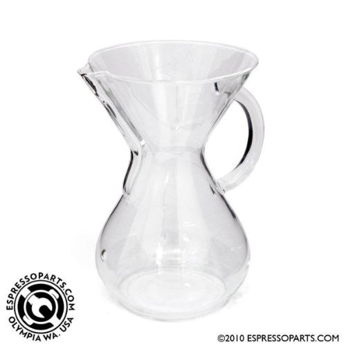 Chemex 10 cup Coffeemaker, Glass Handle, 50 oz.