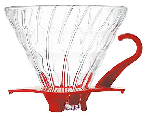 Hario Coffee Dripper V60 Size 02 Red Glass