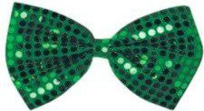 St Patrick's Day Green Glitz 'N Gleam Bow Tie 4¼in. x 7in. Pkg/1