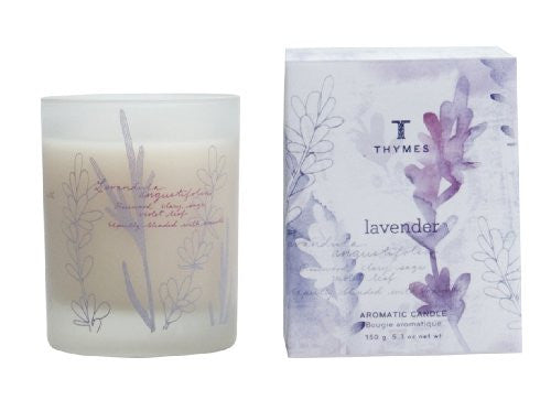 Thymes Poured Aromatic Candle, Lavender