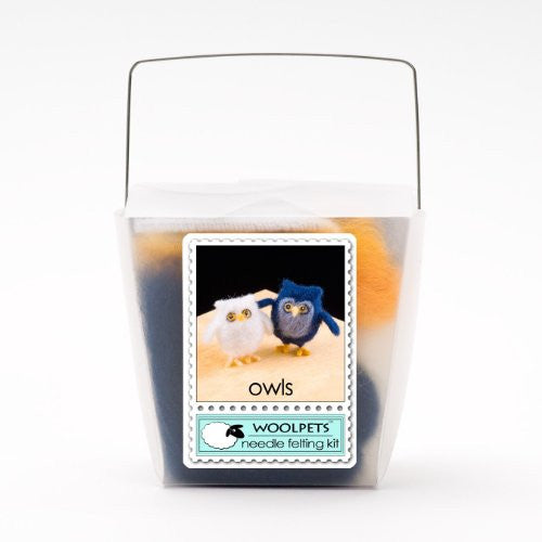 Owls Wool Needle Felting Craft Kit