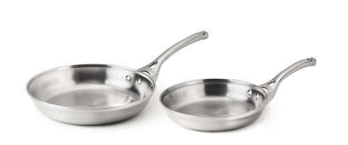 Calphalon Contemporary Stainless 8" & 10" Omelette Pan Set