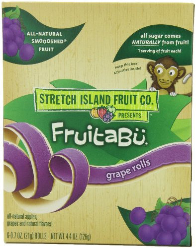 Fruitabu Fruit Snacks Organic Smooshed Grape 4.4 OZ