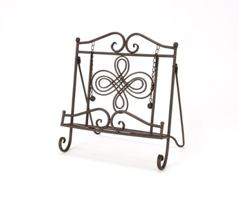 Swirl Design Cook Book Stand