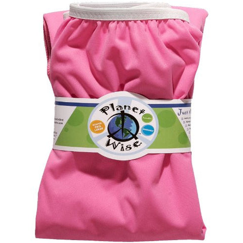 Planet Wise Diaper Pail Liner (Color: Raspberry)