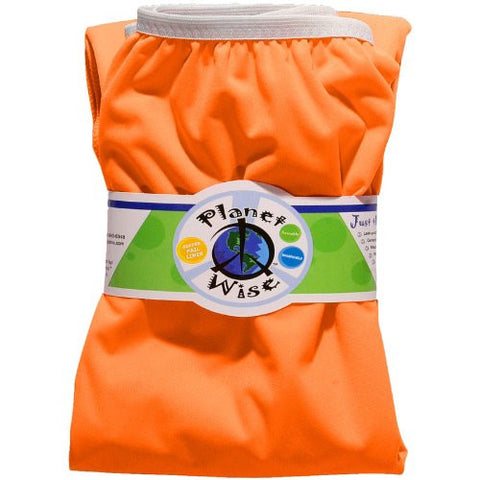 Planet Wise Diaper Pail Liner (Color: Orange)
