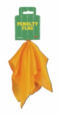 Penalty Flag Party Accessory (1 count) (1/Pkg)