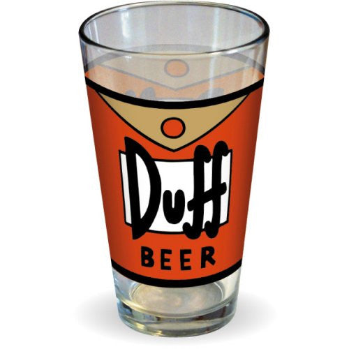 The Simpsons Duff Beer Pint Glass