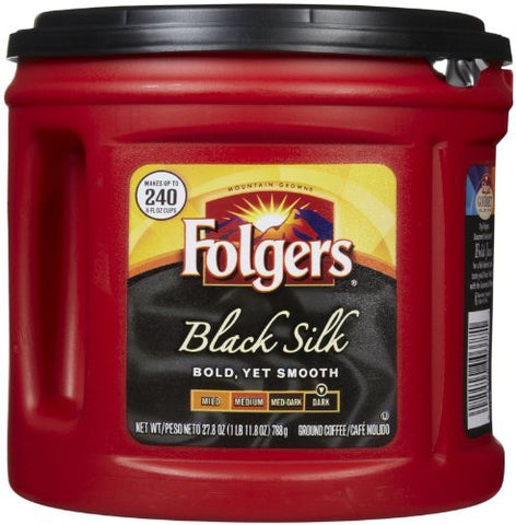 Folgers® Black Silk Ground Coffee, 27.8 oz.