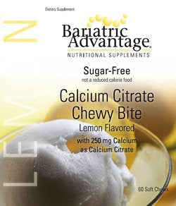 Calcium Citrate Chewy Bites Lemon (60 per bag) 250mg