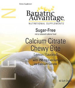 Calcium Citrate Chewy Bites Lemon (60 per bag) 250mg