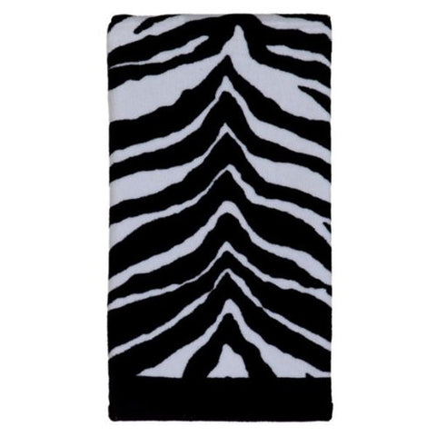 Zebra Hand Towel Black & White