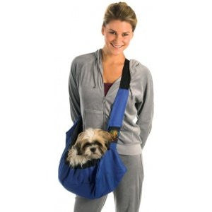 Pet Sling Blue 25" x 12" x 4"