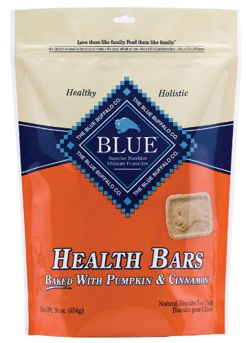 BLUE PUMPKIN & CINNAMON HEALTH BAR 16 OZ BG