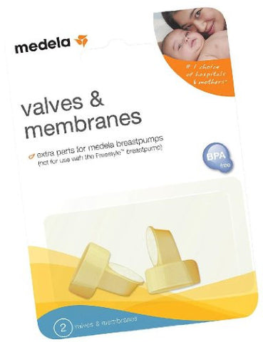 Two (2) Valves and (2) Membranes in retail packaging