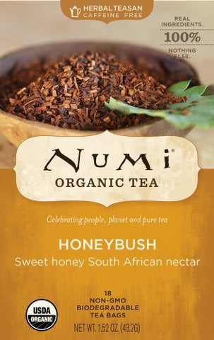 Numi Herbal Teasans Honeybush At least 95% Organic 18 Bags
