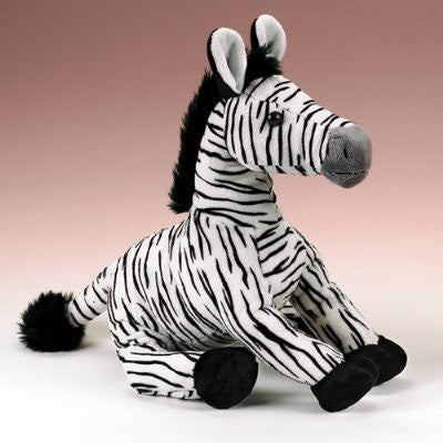 Zebra Stuffed Animal Plush Toy 14" H
