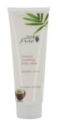 100% Pure Body Cream Coconut -- 8 fl oz