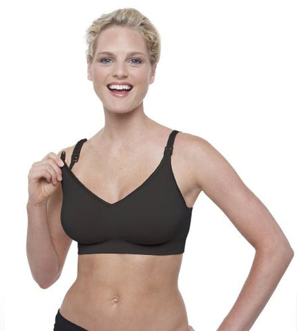 Bravado Designs The Body Silk Seamless Nursing Bra (X-Large) (Black)