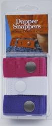 Dapper Snapper Baby & Toddler Adjustable Belt 3 Pack ~ Pink, White & Purple