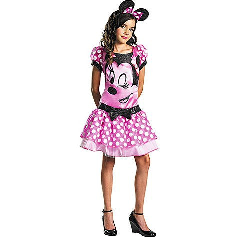 Pink Minnie Mouse Costume - Large