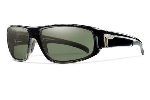 Tenet Black with Polarized Gray Green Lens