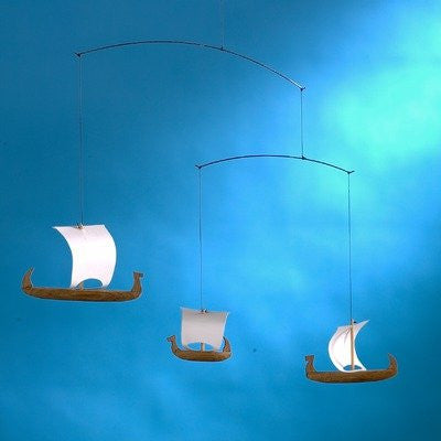 Viking Mobile with Three Ships