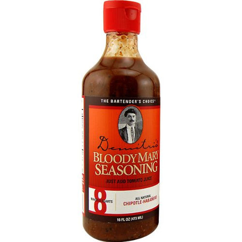 Demitris Chipotle-Habanero Bloody Mary Seasoning 16 oz, packed 6 per case