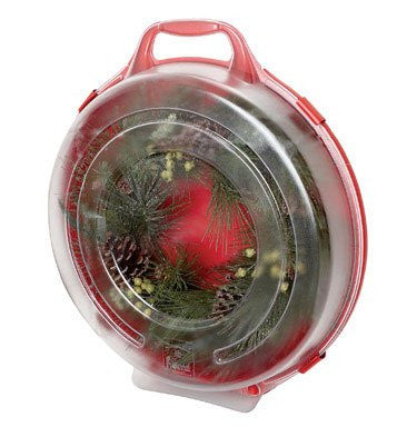 Homz Snap Lock Holiday Wreath Box