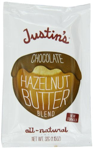 Justins Nut Butter Chocolate Hazelnut Squeeze Packet 1.15 OZ