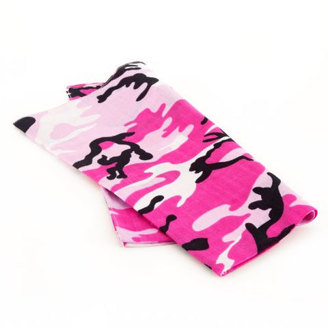Pink Camo Bandana Party Accessory (1 count)