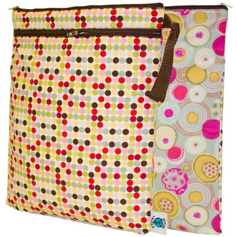 Planet Wise Wet/Dry Diaper Bag (Color: Piccolo Dot)