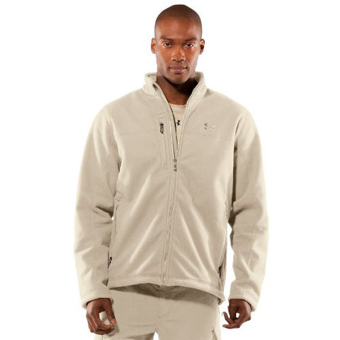 Tactical Windproof Fleece Jacket - Desert Sand, 2X-Large