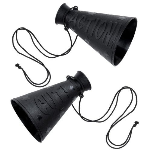 Beistle 50244 Action! Cut! Megaphone, 6-Inch