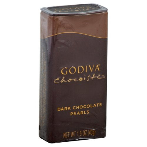Godiva Dark Chocolate Pearls, 1.5-ounces (Pack of 6)