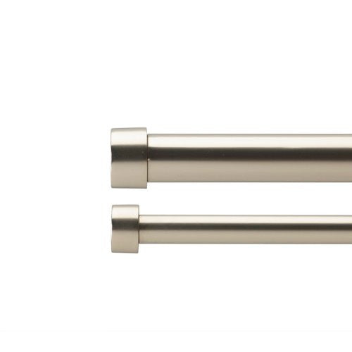 Umbra Cappa Double Drapery Rod (Size: 48-Inch to 88-Inch Color: Nickel)