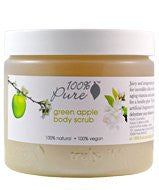 100% Pure Body Scrub Green Apple - 15 Oz