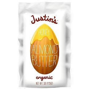 Justins Nut Butter Squeeze Packs, Honey Almond Butter, Natural 1.15 OZ