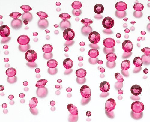 Hot Pink Diamond Confetti