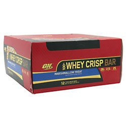100% Whey Crisp Bar Marshmallow Treat 12 bars