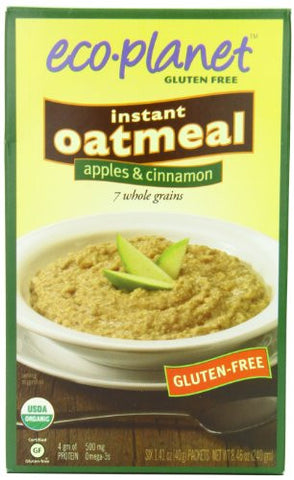 ECO PLANET Instant Oatmeal Apple & Cinnamon - 8.46 oz