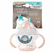 Tommee Tippee Closer to Nature First Sips Weaning Cup - 4m+ - 5 Oz. (boy)