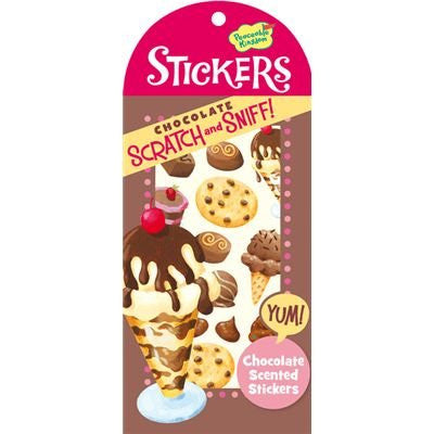 CHOCOLATE SCRATCH & SNIFF STICKERS