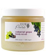 100% Pure Body Scrub - Caberbet Grape Body Scrubs