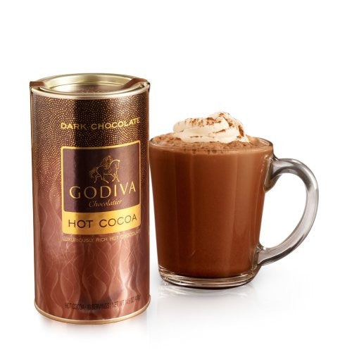 GODIVA Chocolatier Dark Chocolate Hot Cocoa Canister