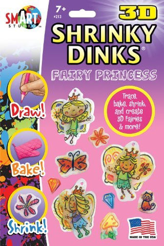 3D Fairy Princess Shrinky Dinks