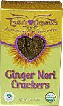 Raw Organic Lydia's Ginger Nori Crackers-5 ozs.
